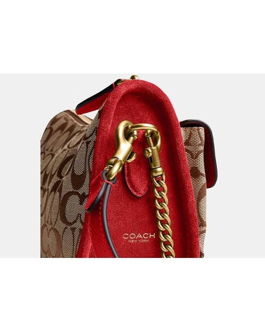 COACH Black Twin Turnlock Waverly Bag