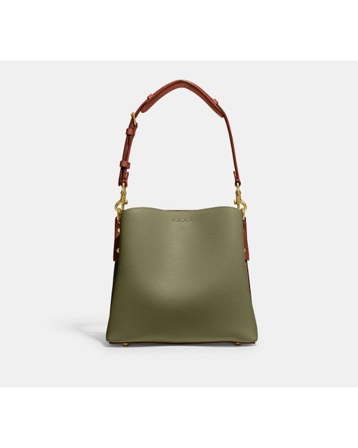 COACH Willow Bucket Bag Interior - Green | Leather