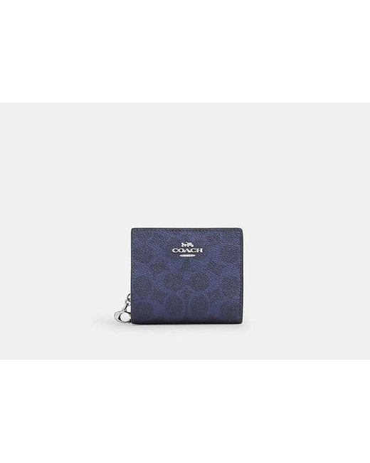 COACH Black Snap Wallet