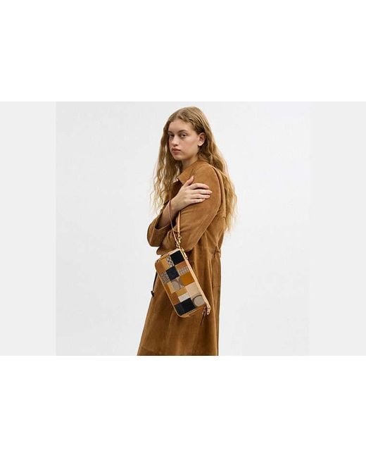 COACH Multicolor Plaza Bag 25 With Patchwork