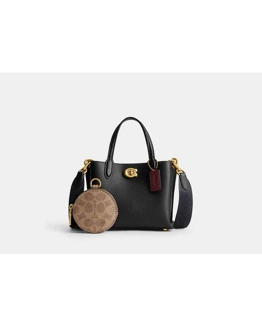 COACH Black Willow Tote Bag 18