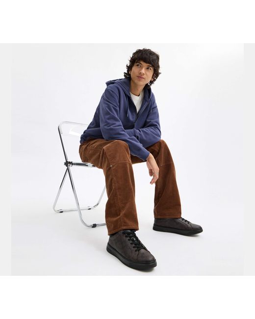 COACH Black High Line Sneaker In Signature Canvas for men