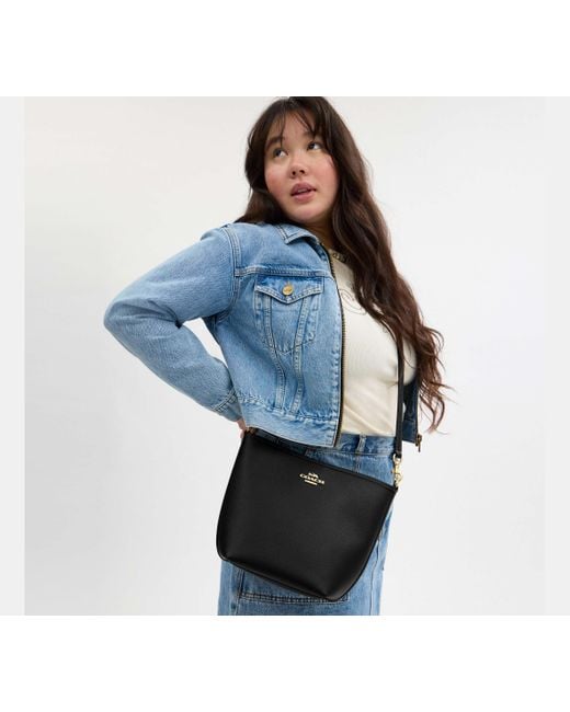 COACH Black City Beuteltasche