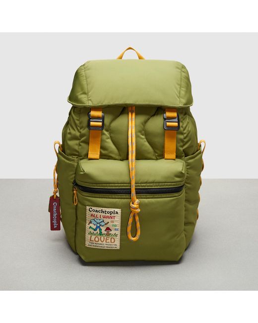 Coachtopia Green Loop Backpack