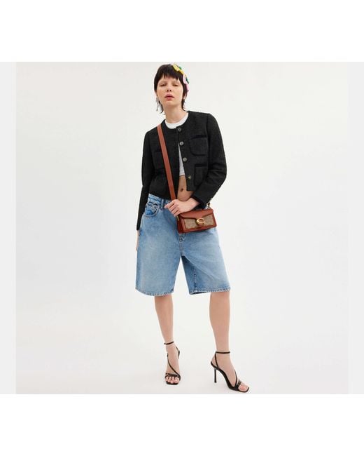 COACH Black Tabby Shoulder Bag 20