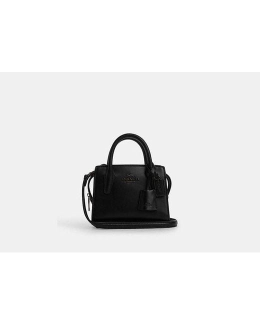 COACH Black Andrea Mini Carryall