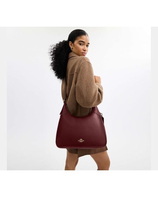 COACH Red Ella Shoulder Bag