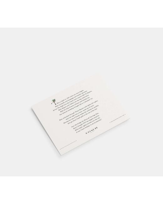 COACH Black Holiday Card Set