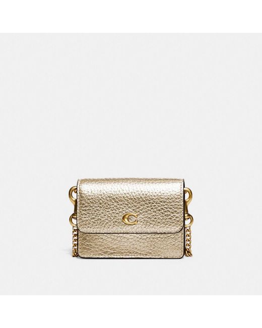 COACH Half Flap Card Case - Lyst