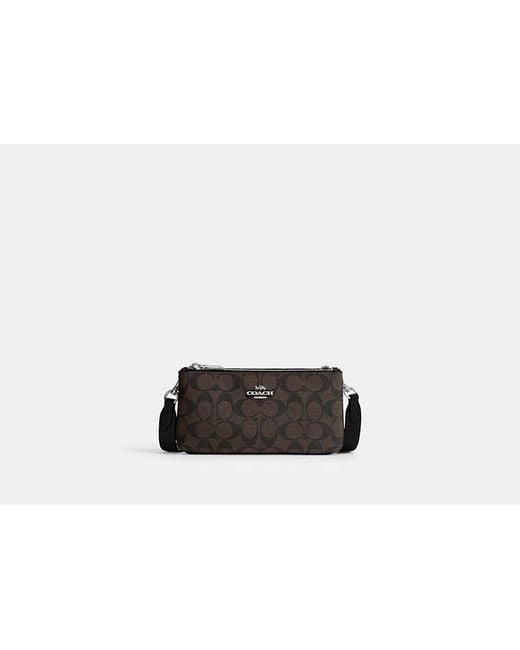 COACH Black Double Zip Crossbody