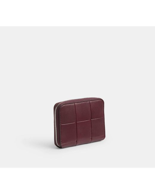 COACH Red Alter/Ego Zip Around Wallet