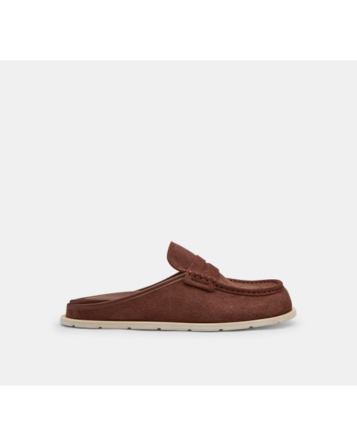 COACH Brown Loafer Mule for men