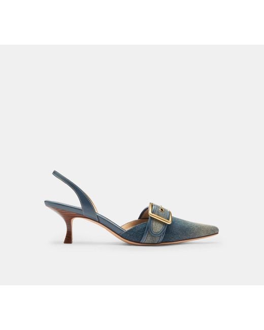 COACH Black Margot Slingback