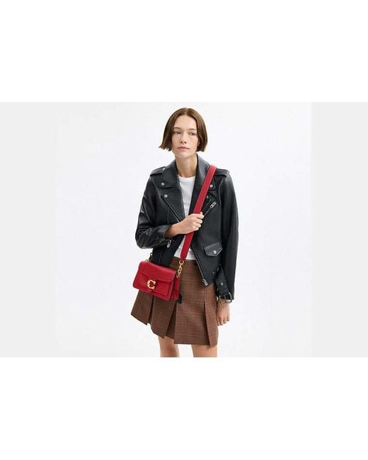 COACH Red Tabby Shoulder Bag 26