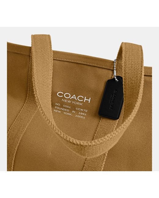 COACH Black Utility Tote Bag for men