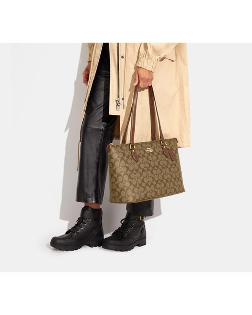 COACH Black Gallery Tote Bag