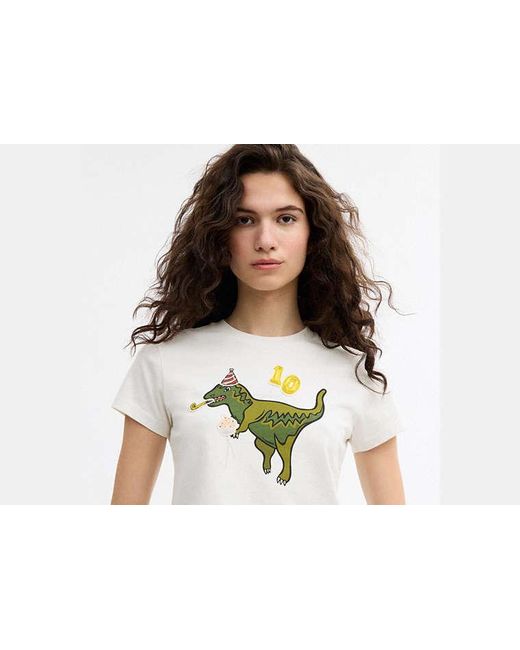 COACH Black Rexy 10Th Birthday 90S Fit T-Shirt