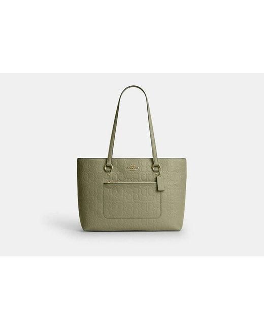 COACH Station Tote Bag in Green | Lyst UK