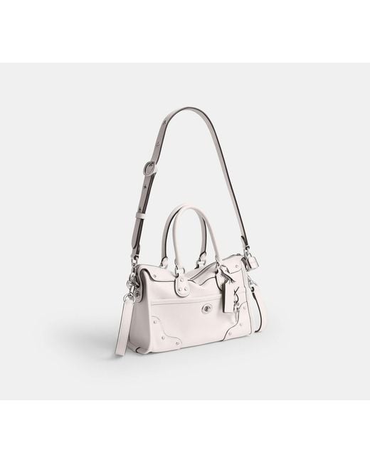 COACH Black Rhyder Satchel Bag 24