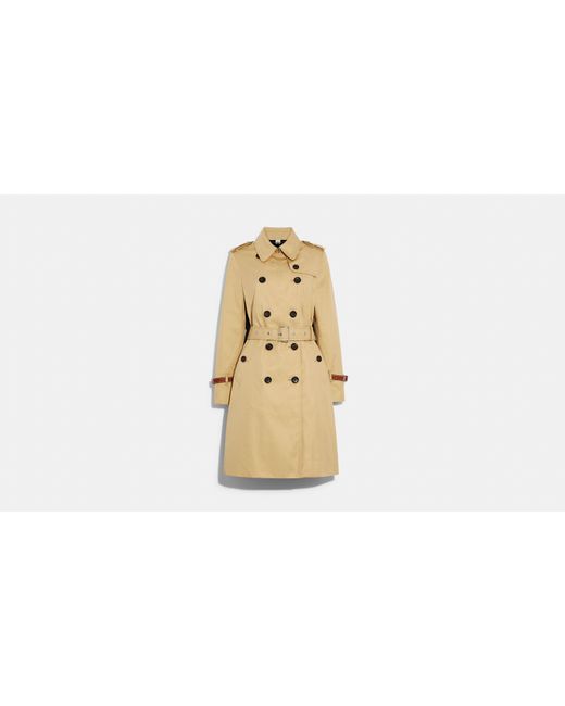 Coach trench shop coat womens