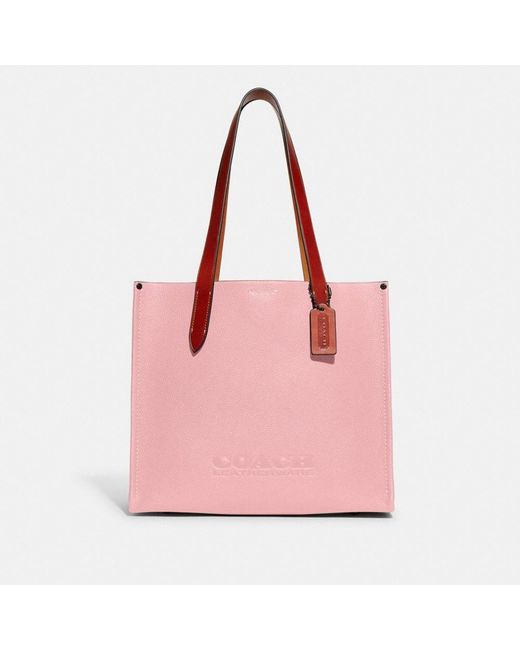 COACH Pink Relay Tote 34 for men