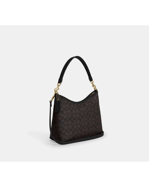 Borsa A Tracolla Laurel di COACH in Black