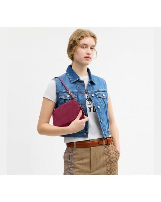 COACH Red Plaza Bag