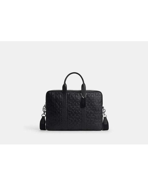 COACH Black Austin Brief for men