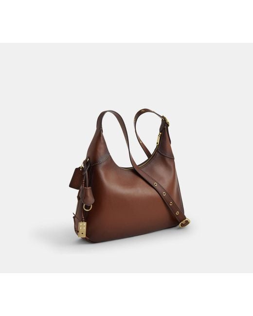 COACH Brown Ella Shoulder Bag