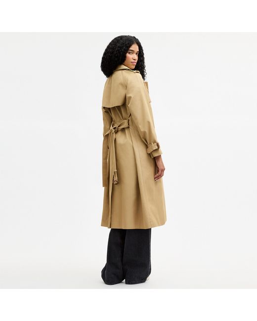 COACH Natural Relaxed Trench Coat
