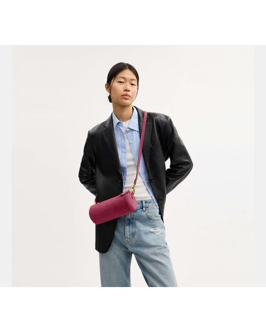 COACH Black Barrel Bag