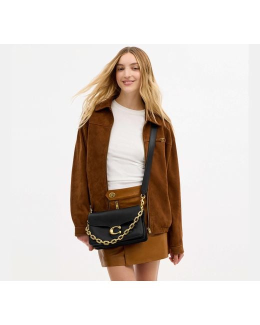 COACH Black Tabby Chain Bag