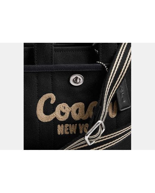 COACH Black Cargo Tote Bag 20