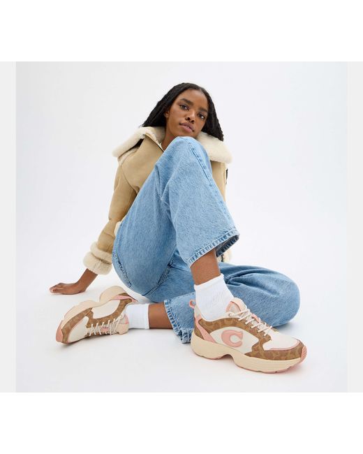 COACH Natural Strider Sneaker