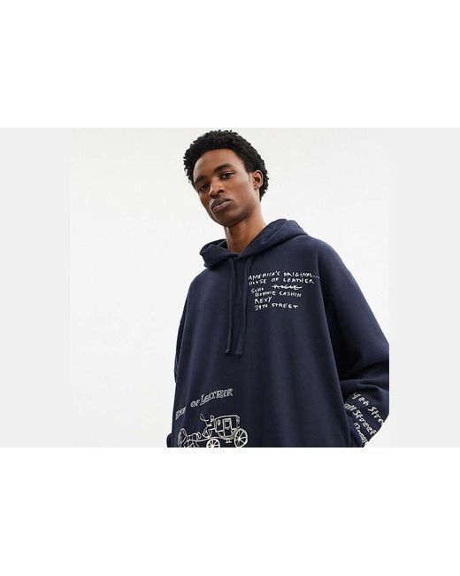 Sudadera COACH de color Blue
