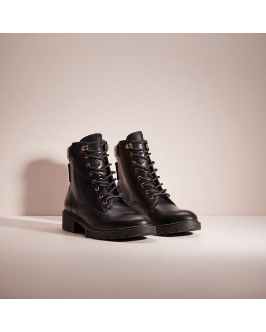COACH Restored Lorimer Bootie in Black Lyst