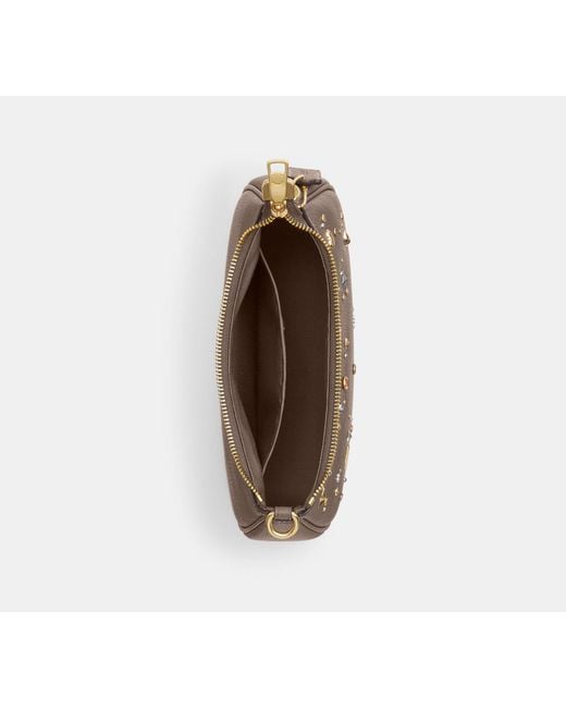 COACH Black Teri Shoulder Bag With Rivets