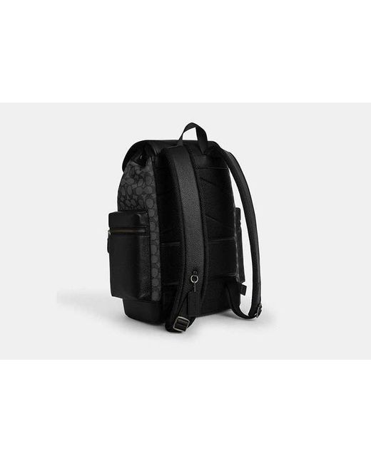 COACH Black Sprint Backpack for men