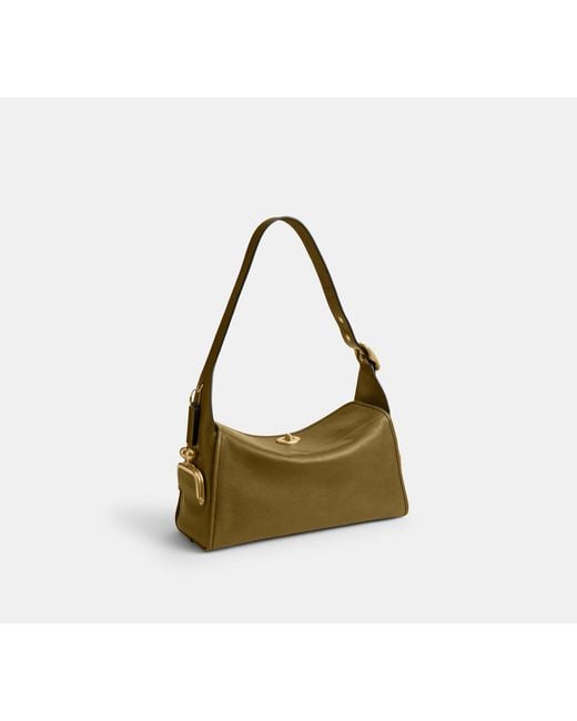 COACH Black Turnlock Haversack Bag