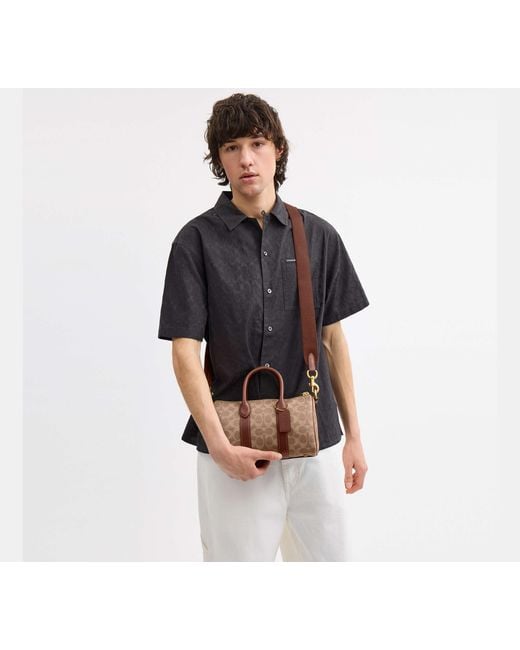 COACH Black Compass Bag 25
