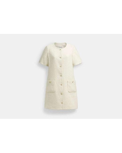 COACH Black Boucle Dress