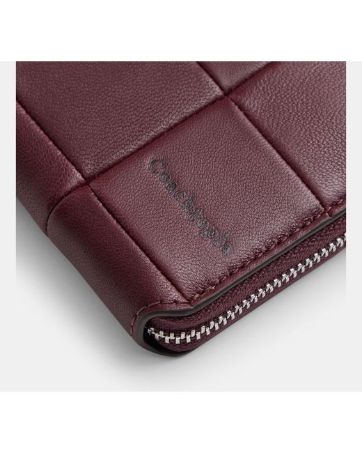 COACH Red Alter/Ego Zip Around Wallet