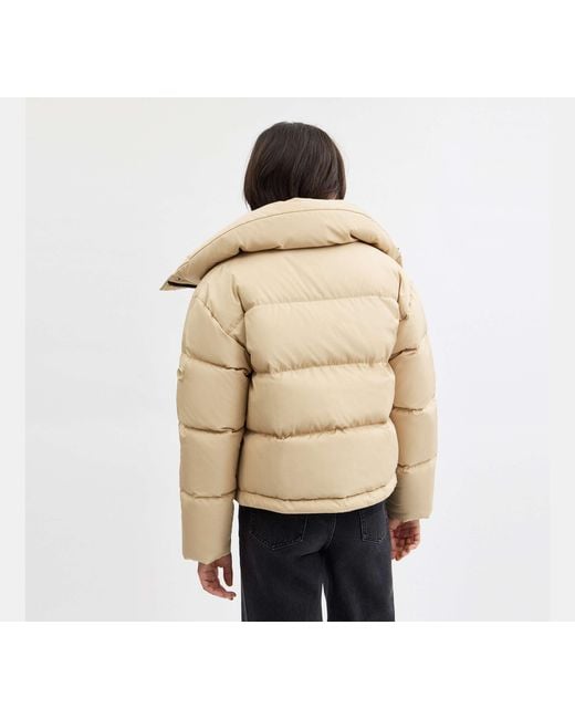 COACH Natural Short Puffer Jacket