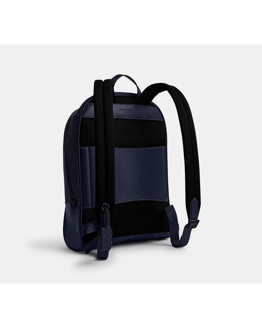 COACH Blue Theo Backpack for men