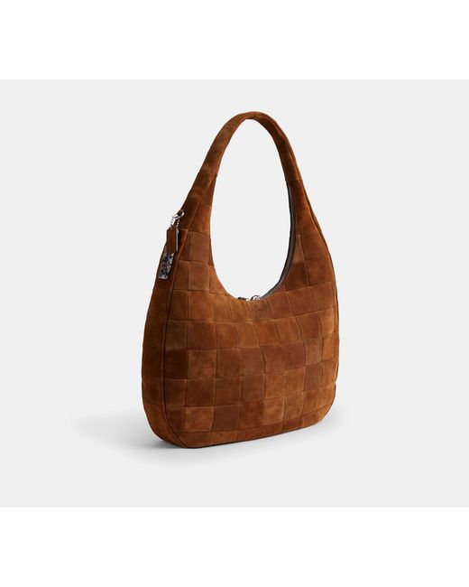 COACH Black Alter/Ego Large Crescent Shoulder Bag