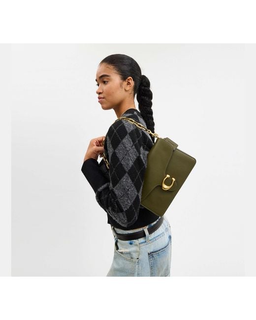 COACH Black Chain Tabby Shoulder Bag