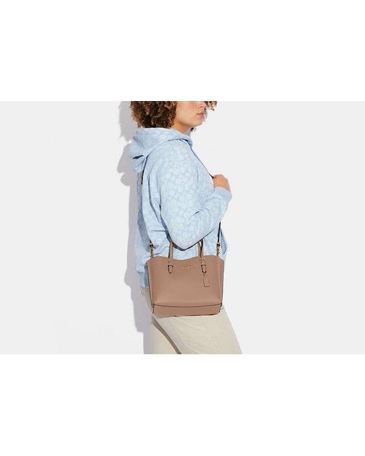 COACH Brown Mollie Tote Bag 25