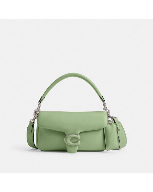 COACH Green Pillow Tabby Shoulder Bag 20
