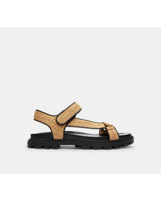 COACH Black Sport Sandal