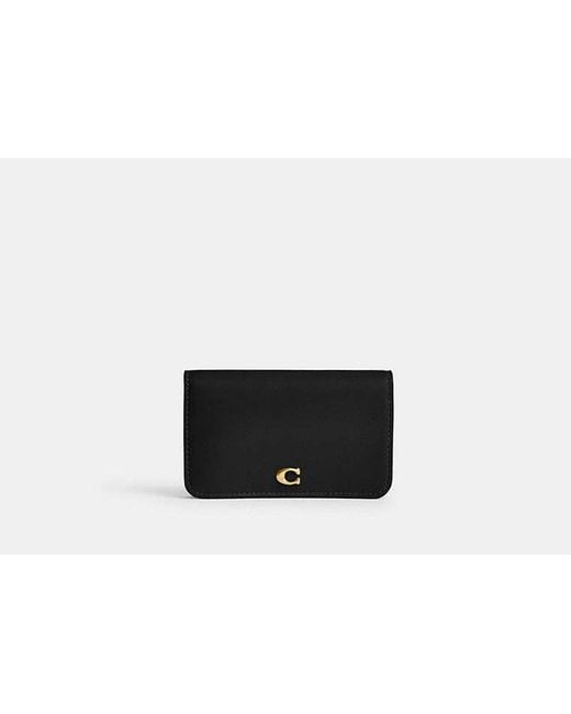 COACH Black Essential Slim Card Case